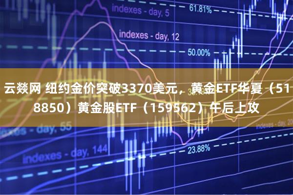 云燚网 纽约金价突破3370美元，黄金ETF华夏（518850）黄金股ETF（159562）午后上攻
